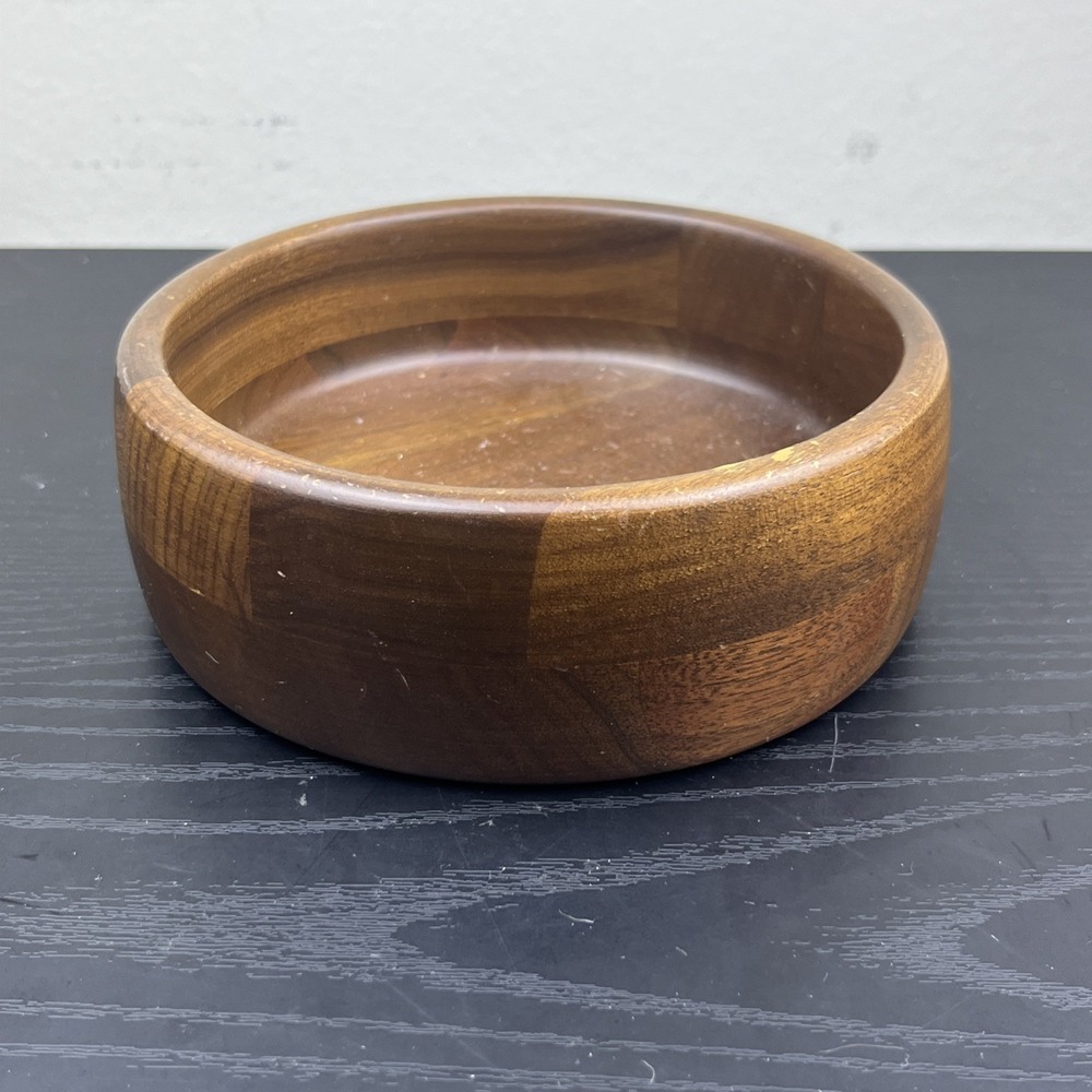 Vintage Ozark Walnutware Solid Walnut Bottle Coaster Native Wood Product